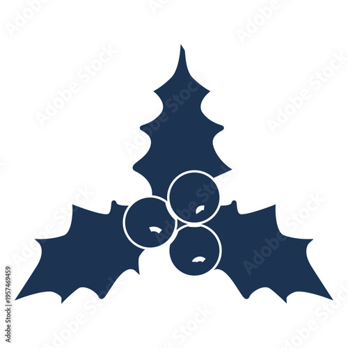 Mistletoe silhouette icon 59