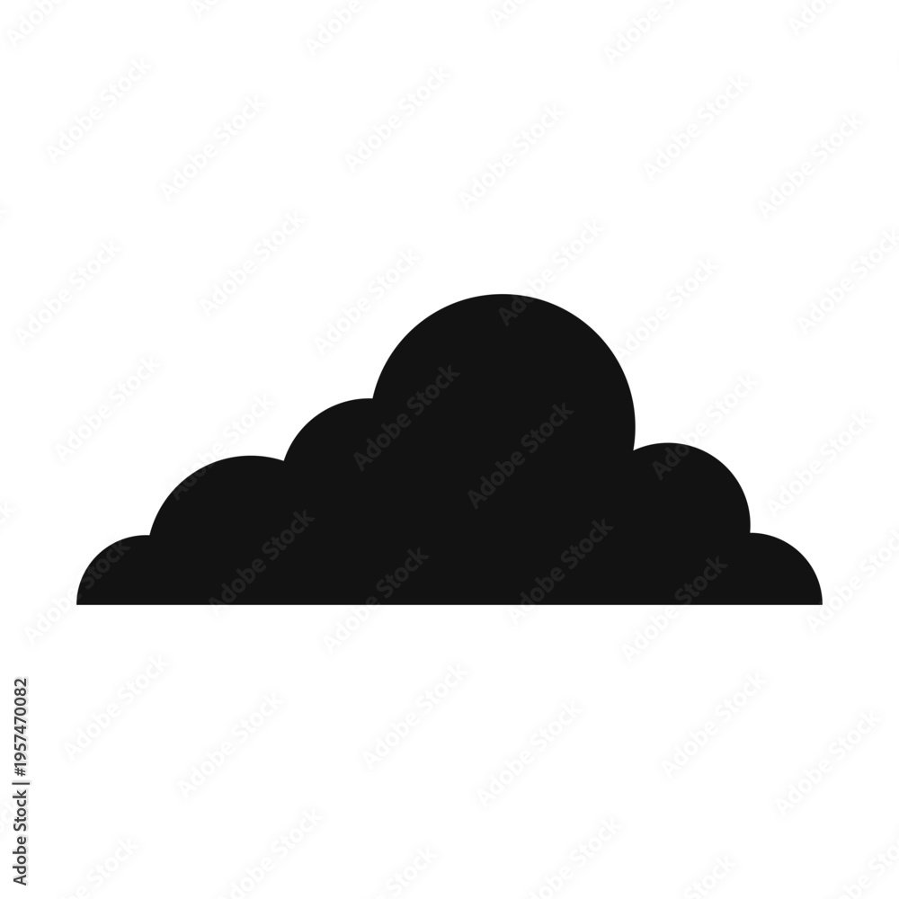 Fototapeta premium Cloud silhouette 18