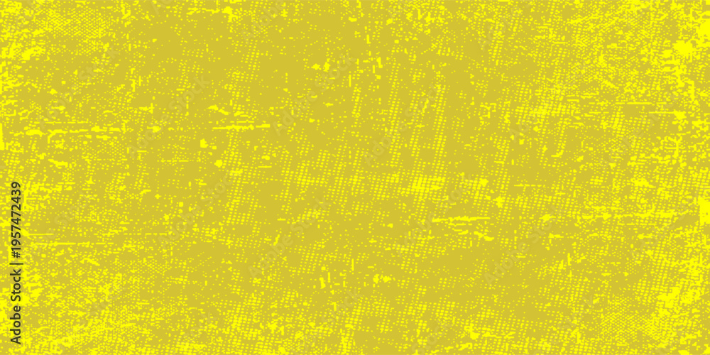 Naklejka premium Modern and contemporary grunge background in yellow. eps 10