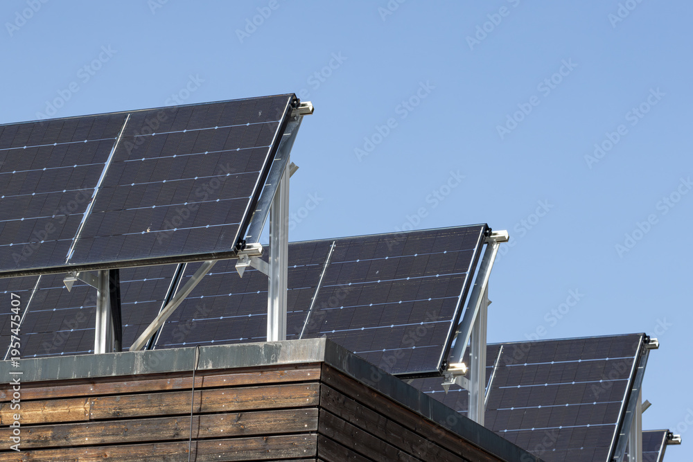 Fototapeta premium flat_roof_solar