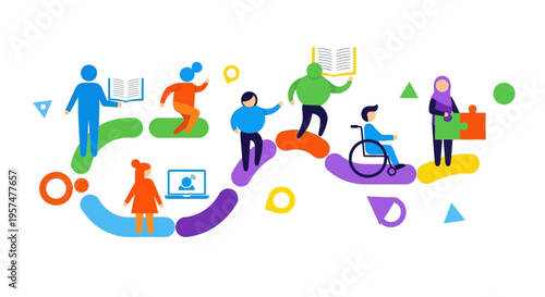 Inclusive Learning Path: Diverse Community, Accessibility in Education, Online Learning & Collaboration