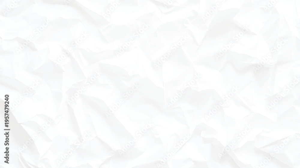 Obraz premium Close-up�of wrinkled white paper.