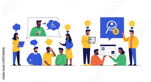 Inclusive Design & Accessibility Brainstorm: Diverse Teams Innovating User Experience Solutions