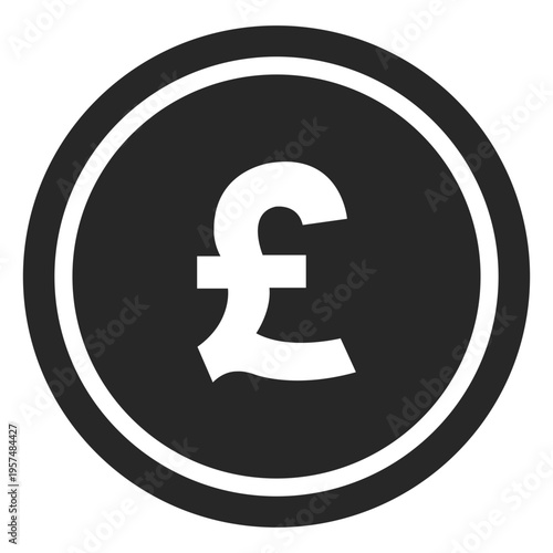 Gbp pound coin icon