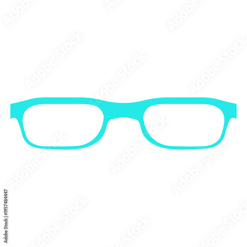 Blue glasses woman fashion