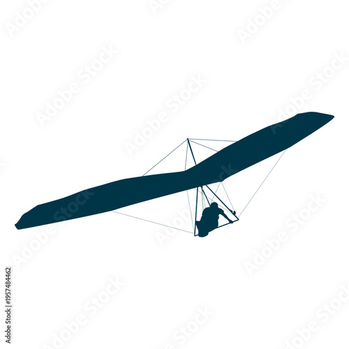 Glider silhouette