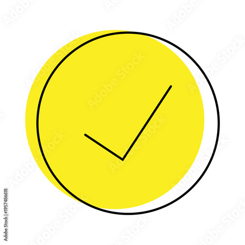 Yes check button icon