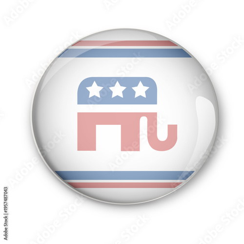 Usa republicans politic pin vote