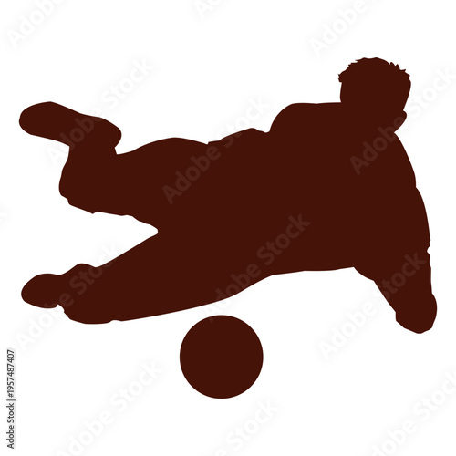 Soccer goalkeeper catching