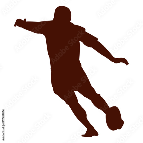 Soccer player kick