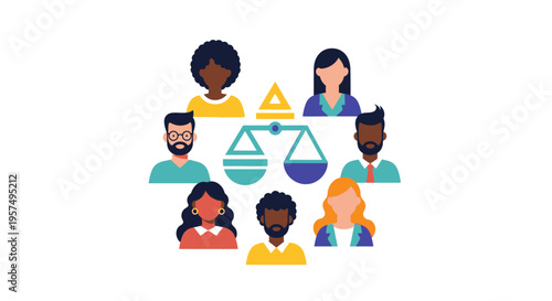 Diversity and Inclusion in Justice System: Multicultural People Around Scales of Equity and Law