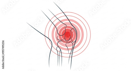 An abstract red heart shape design features a 3d vector pattern of light and energy lines forming a pink and blue nuclear atom concept symbol