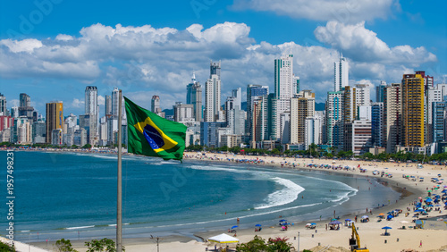 Balneário Camboriú, Santa Catarina, Brasil. Praia de Balneário Camboriú.