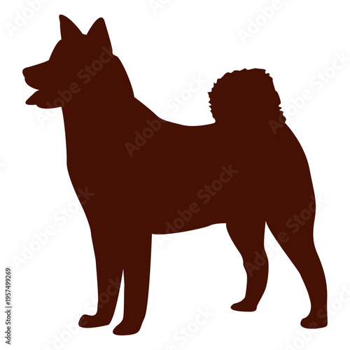 Dog silhouette puppy