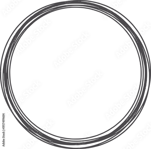 빈티지한 동그란 선