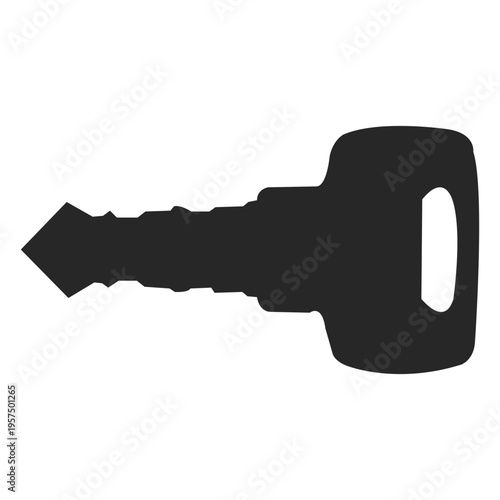 Car key silhouette