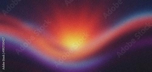 red orange yellow glow fluid mesh gradient with bold curve and glow. Eye-catching abstract design full of warmth. Suitable for marketing visuals, modern poster design, or mobile wallpapers.