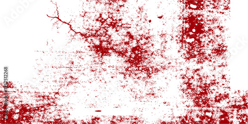 Red abstract grunge background with paint splashes and texture