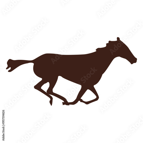 Horse galloping motion sequence 14