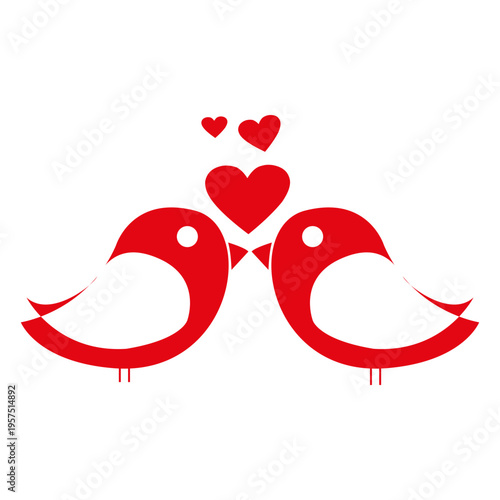 Lovebirds cartoon