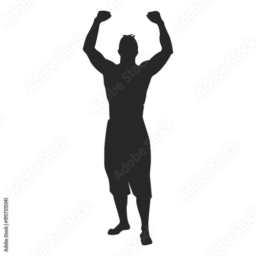 Man raising hands 2