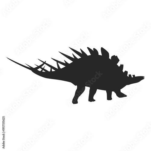 Stegosaur silhouette 1