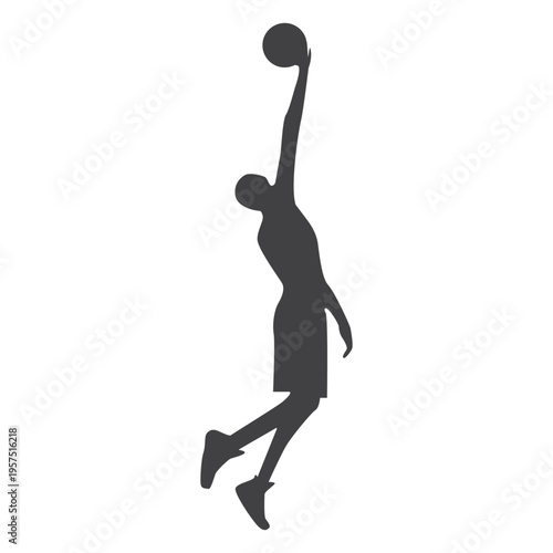 Reverse layup jump player