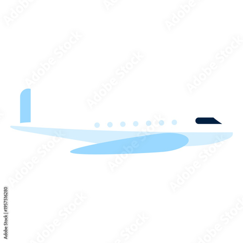 Airplane passengers flight