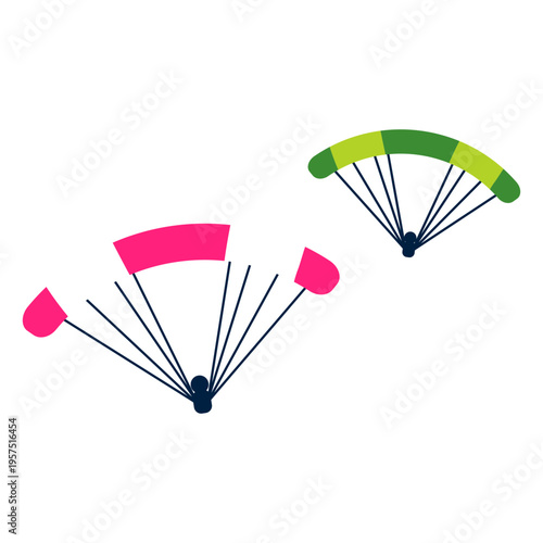 Parachute jump atmosphere