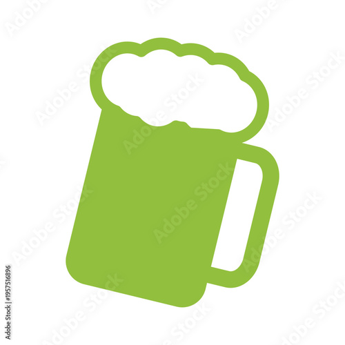 Party green clover mug