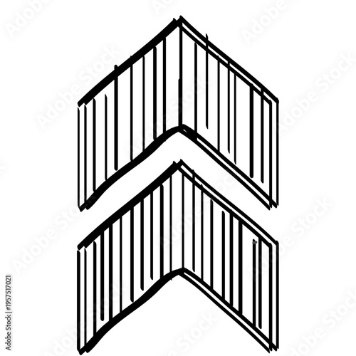 Triangle arrowhead cursor