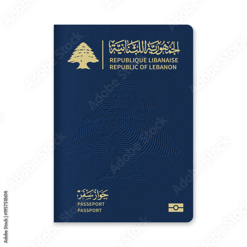 Passport cover of the republic of lithuania