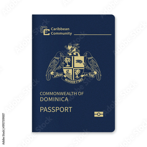 Commonwealth of dominica passport cover