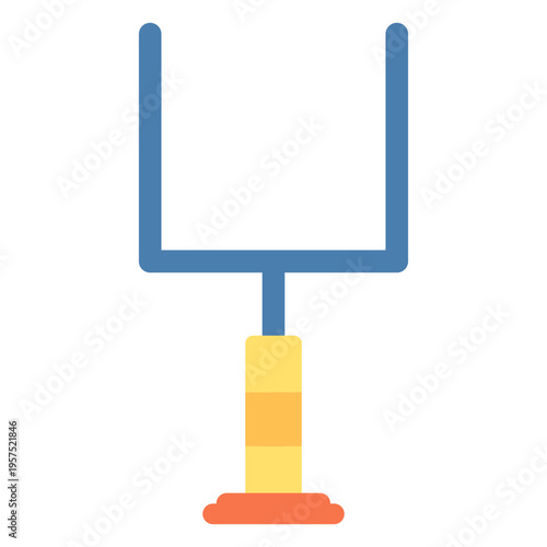 American football goal icon