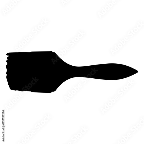 Paint brush silhouette