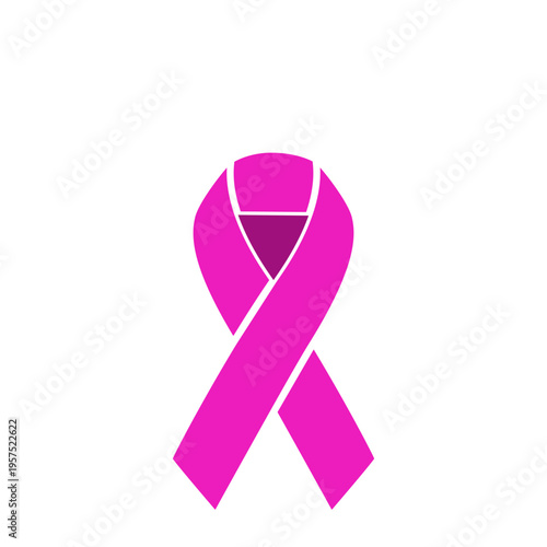 World cancer day ribbon stylized