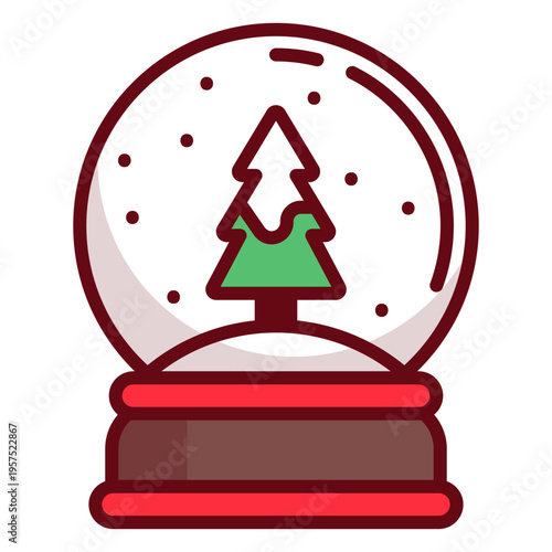 Obraz na płótnie Christmas paperweight