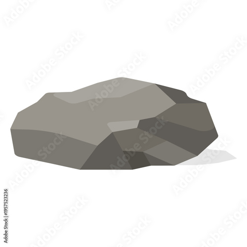 Rubble rock illustration