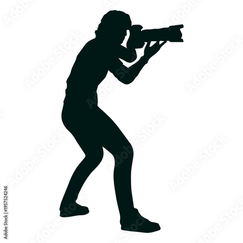 Photographer photoshoot silhouette