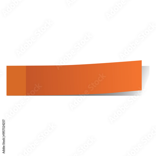 Orange sticky note marker