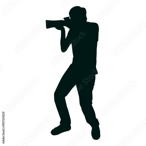 Photographer shooting silhouette