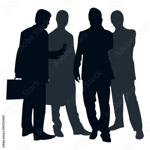 Team people silhouette