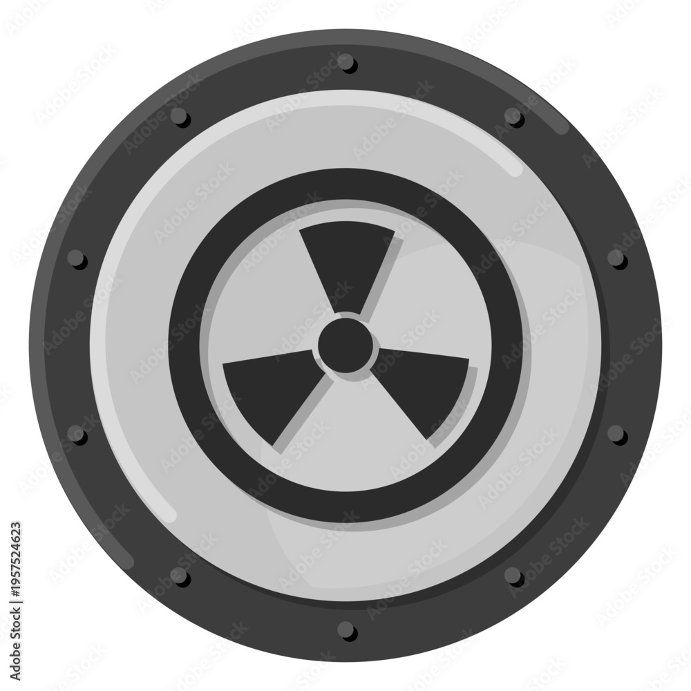Obraz premium Nuclear warning