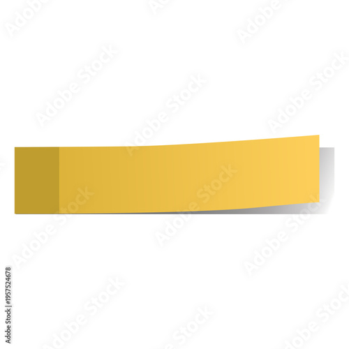 Yellow sticky note marker