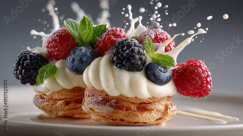 Wallpaper Mural Choux cream floating Torontodigital.ca