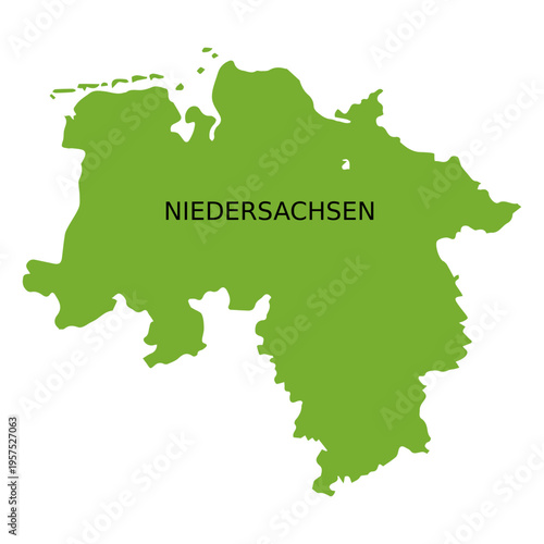Photos Lower saxony state map