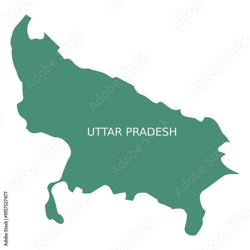 Uttar pradesh state map