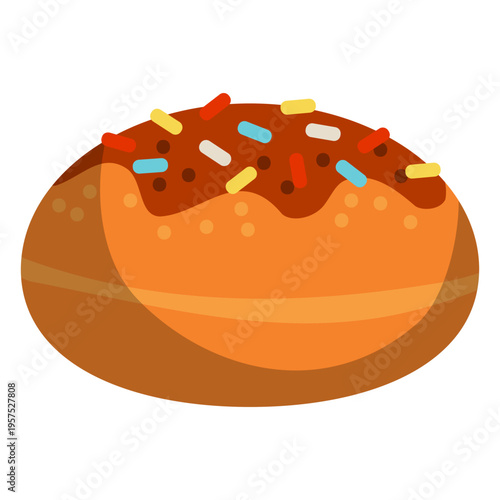 Chocolate glazed donut