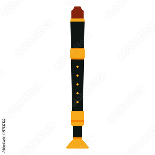 Clarinet musical instrument icon