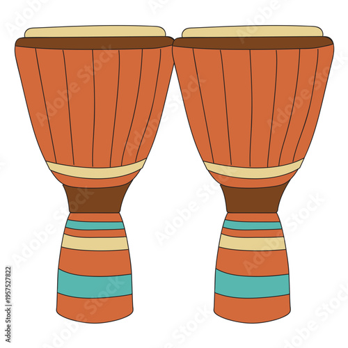 Conga musical instrument doodle
